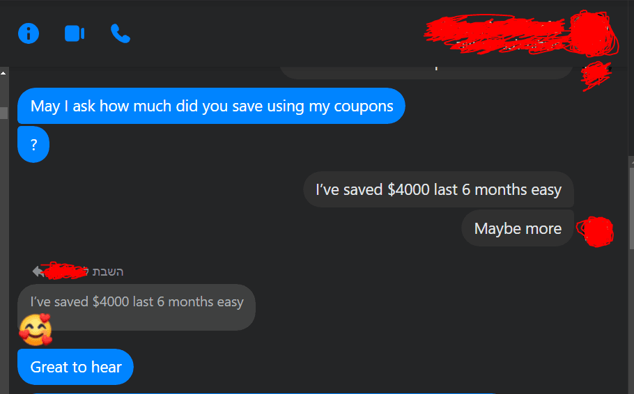 Chat with customer